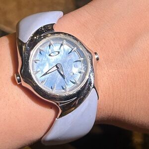 Vintage Oakley Crush 2.0 with blue mother of pearl dial.